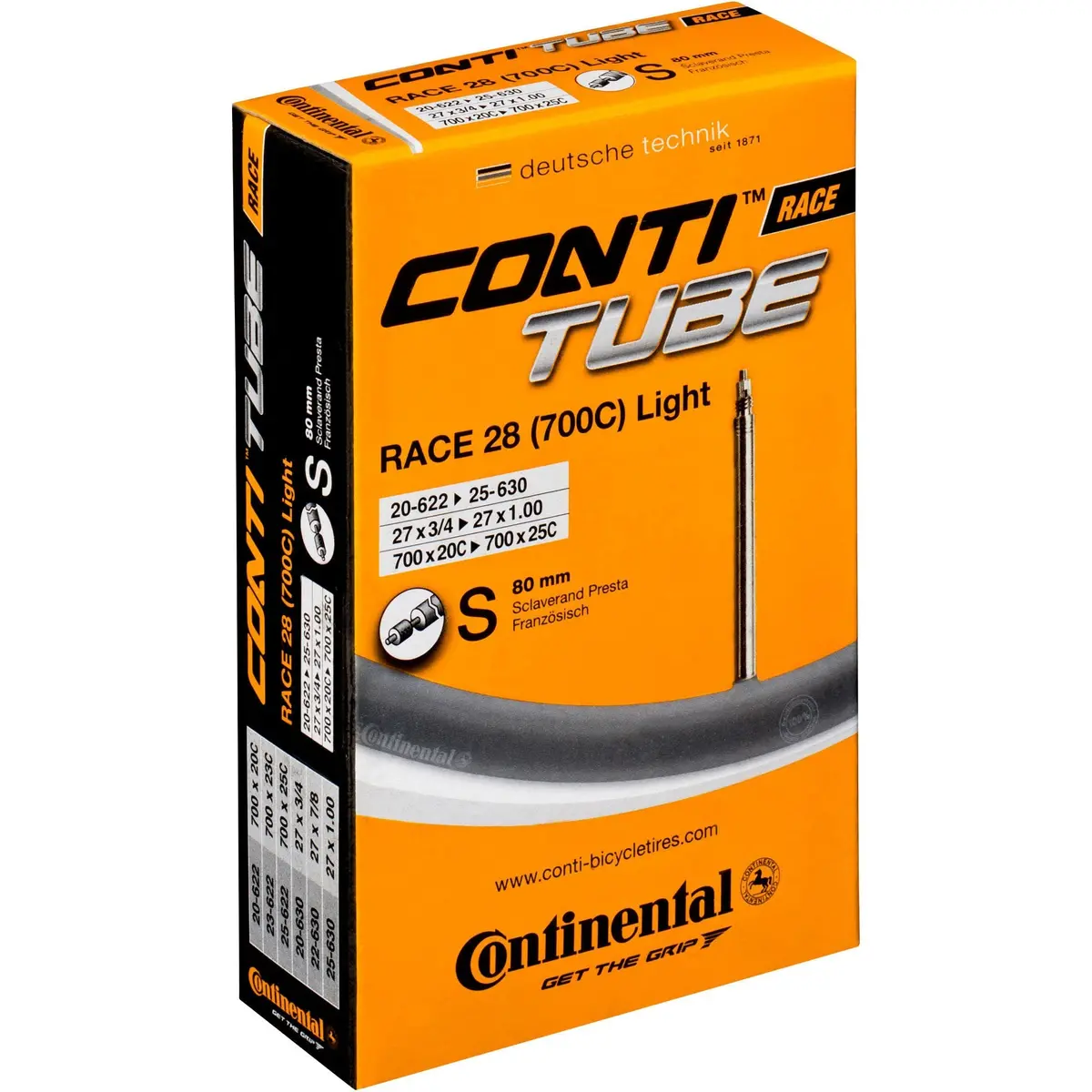 Continental Tire Tube Race 28  Presta 80Mm 1
