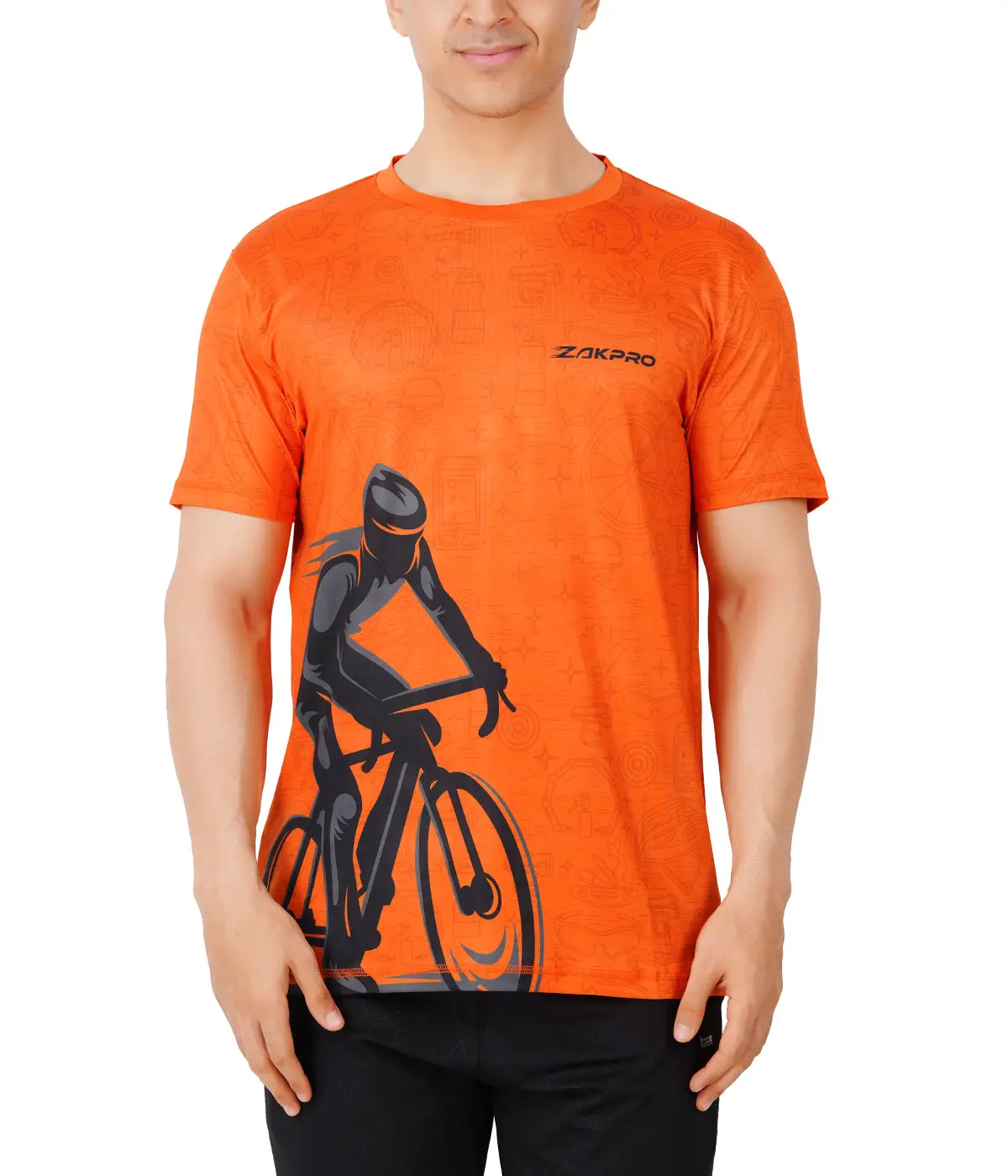 Zakpro Sports Tees For Men (Ride-O-Range) 1