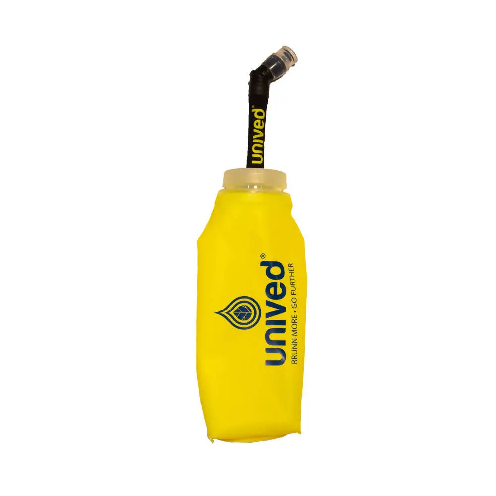 Unived Soft Flask With Straw, Collapsable Hydration Water Bottle, 600Ml 1