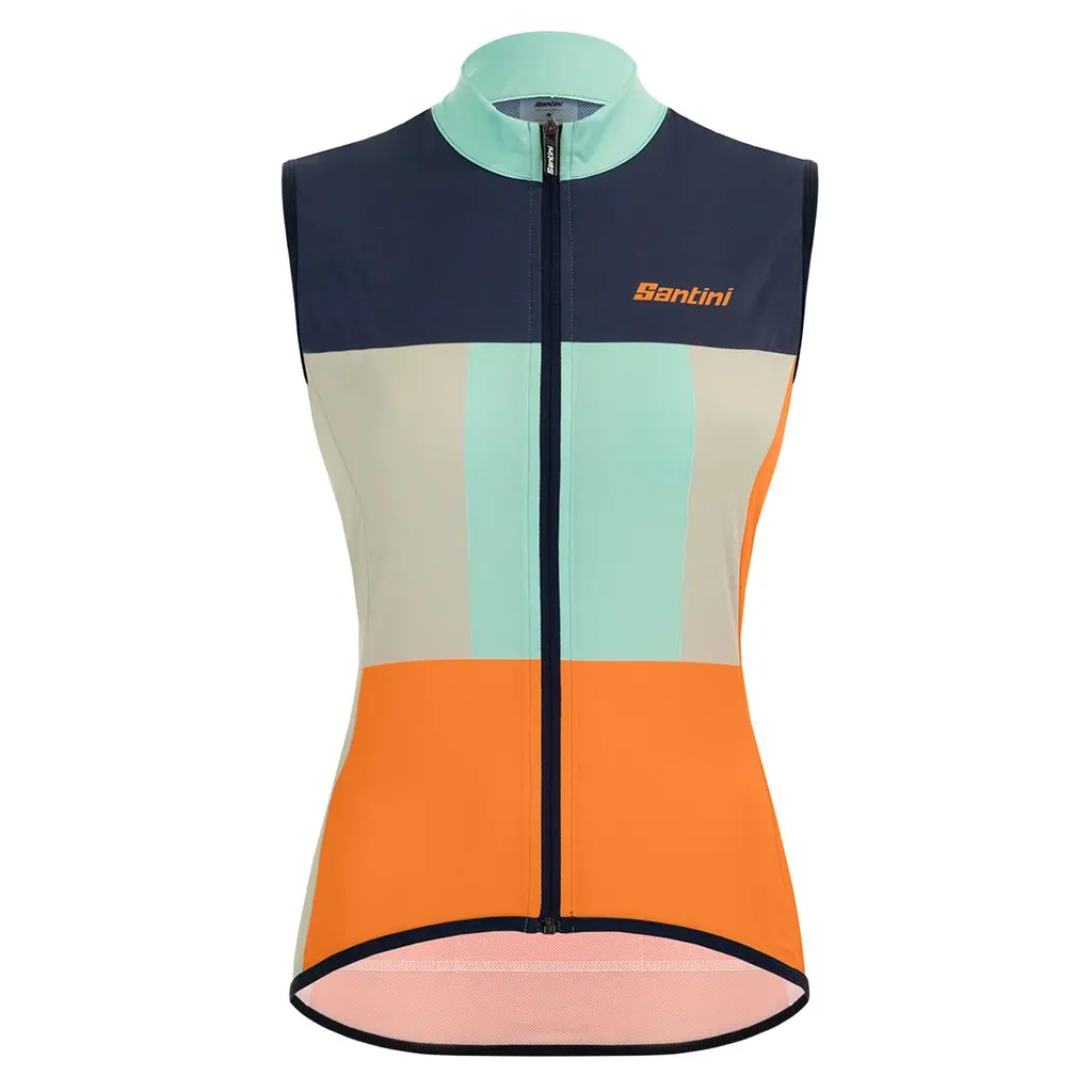 Santini Womens Terranova Gravel Vest - Aqua 1