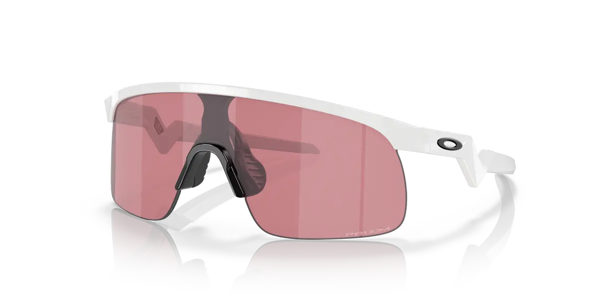 Oakley Resistor Prizm Dark Golf Lenses, Polished White Frame 1