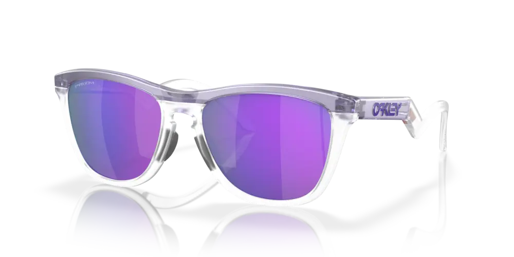 Oakley Frogskins Prizm Violet Lenses Matte Lilac/Prizm Clear Frame 1