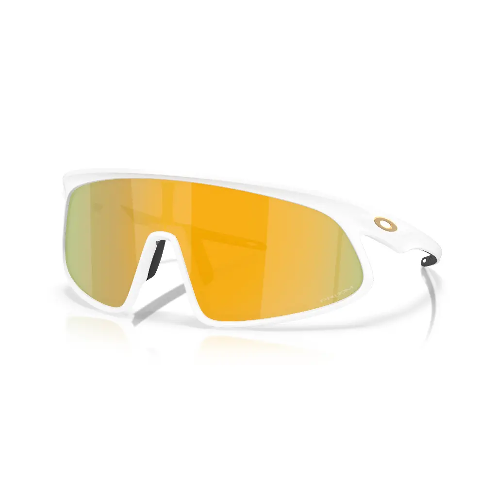 Oakley Rslv Prizm 24K Lenses, Matte White Frame 1
