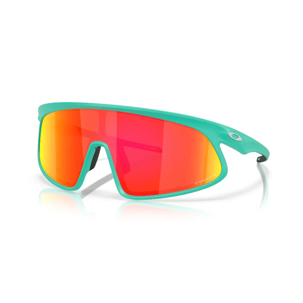 Oakley Rslv Prizm Ruby Lenses Matte Celeste Frame 1
