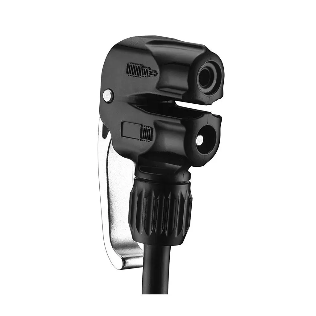 Lezyne Dual Valve Pump Head - Black 1