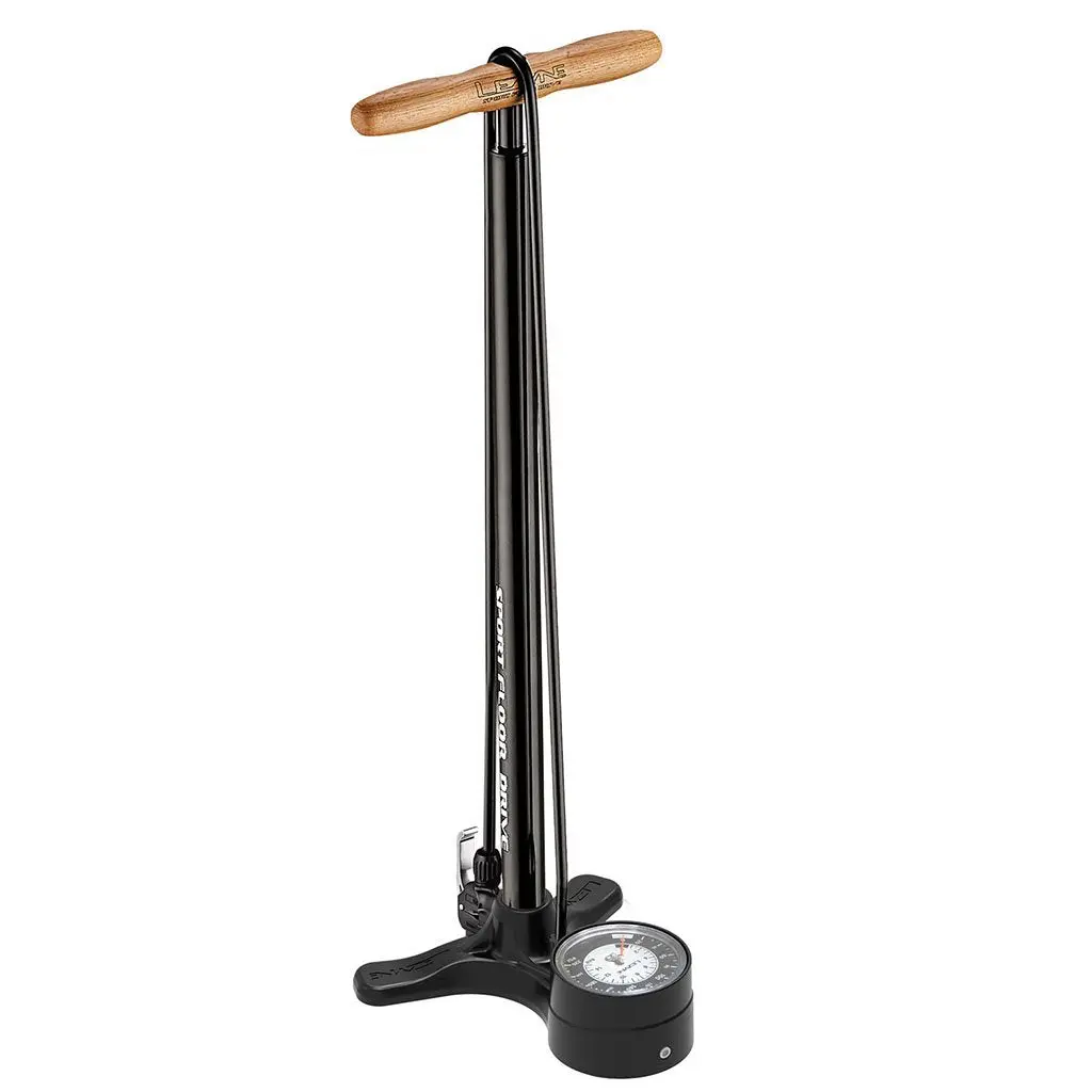 Lezyne Sport Drive 2.5 Dual Valve Floor Pump - Black 1