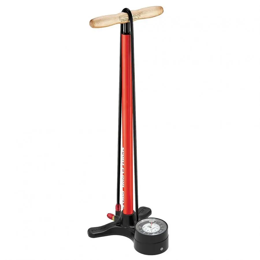 Lezyne Sport Floor Drive 3.5 Floor Pump - Abs Pro Valve Head - Red 1