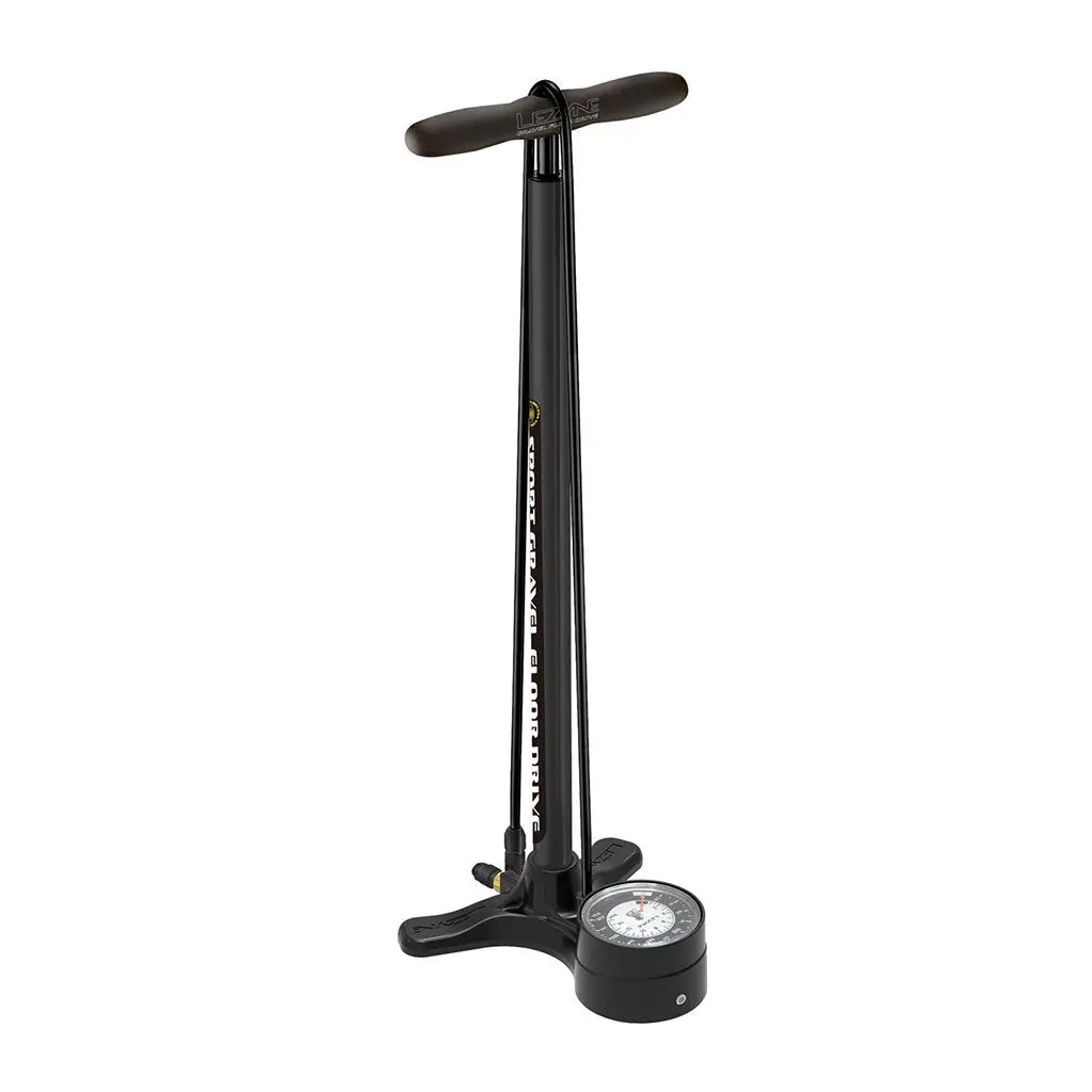 Lezyne Sport Gravel Drive Floor Pump - Matt Black 1