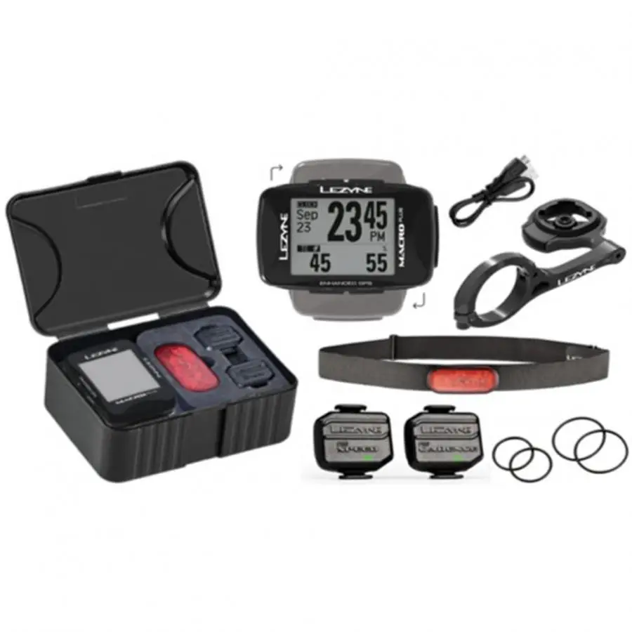 Lezyne Macro Plus Gps Bike Computer - Bundle 1