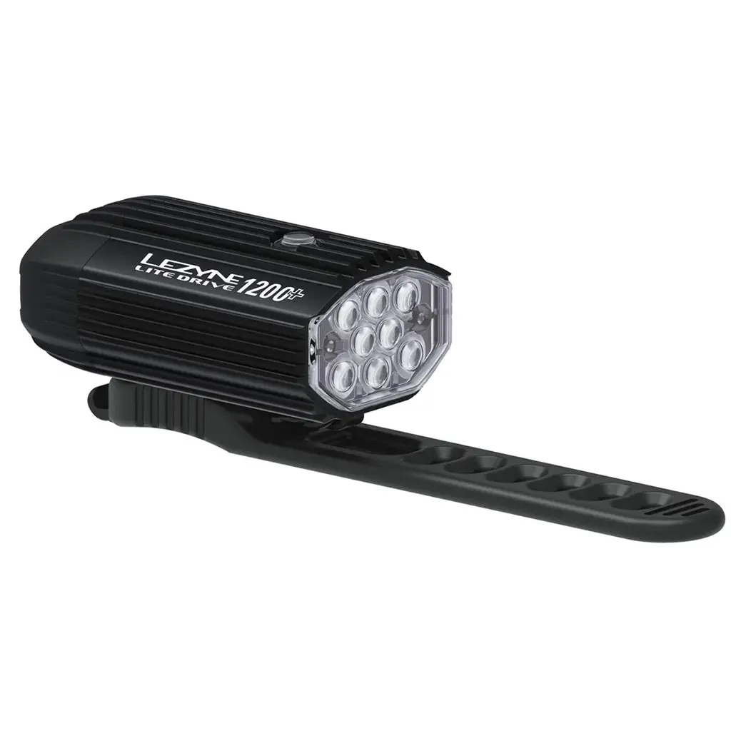 Lezyne Lite Drive 1200+ Front Light 1200 Lumens - Black 1