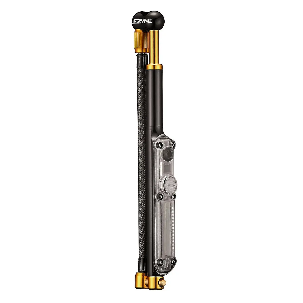 Lezyne Digital Drive Shock Pump - Black/Gold 1