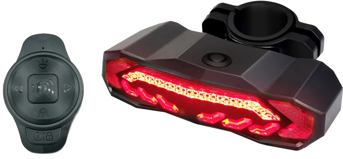 Wireless Tail Light With Brake Light, Turn Signal & Anti Theft Alarm 1