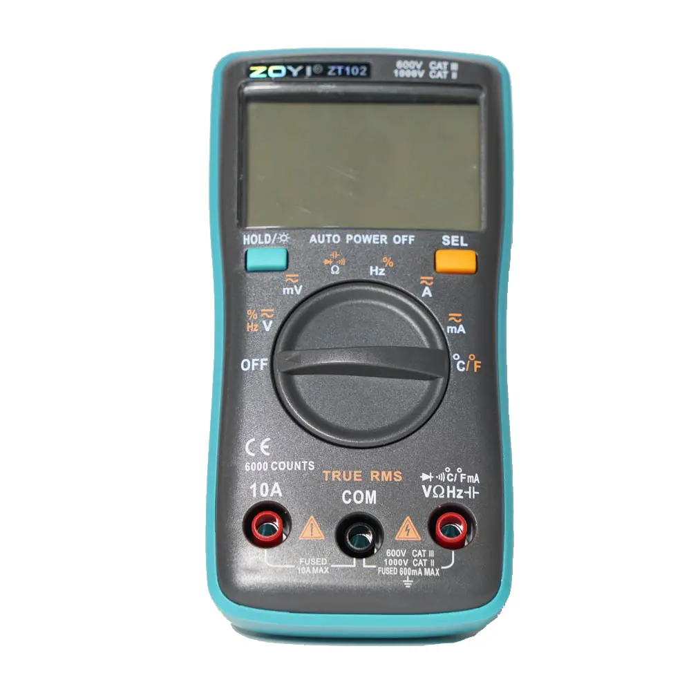 Zoyi Zt102 Digital Multimeter 1