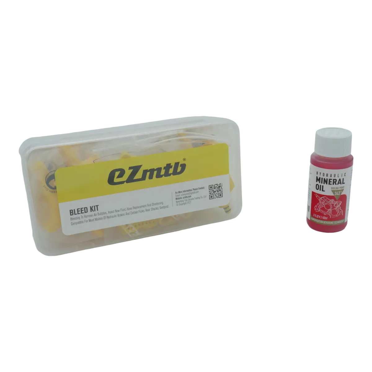 Universal Brake Bleed Kit With Mineral Oil 1
