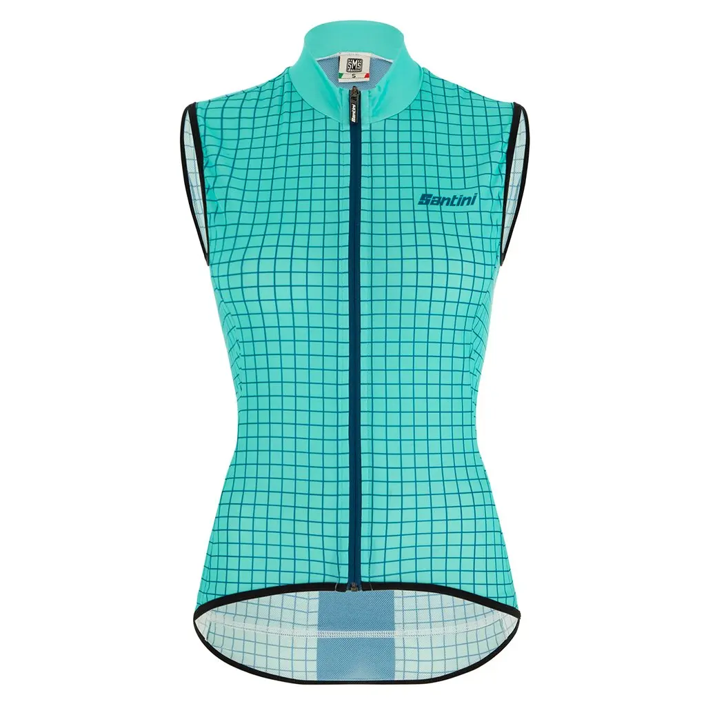Santini Nebula Womens Vest (Aqua) 1