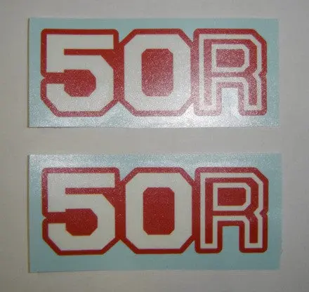 (12) Decal Set Number Plate Honda Z50r 1981 1