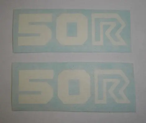 Decal Set Number Plate Honda Z50r 1983 1