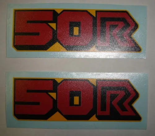 Decal Set Number Plate Honda Z50r 1984 1