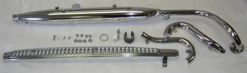 (08A) Muffler Assy. Complete Chrome Honda Ct70k0 Ct70k0h Oem 1