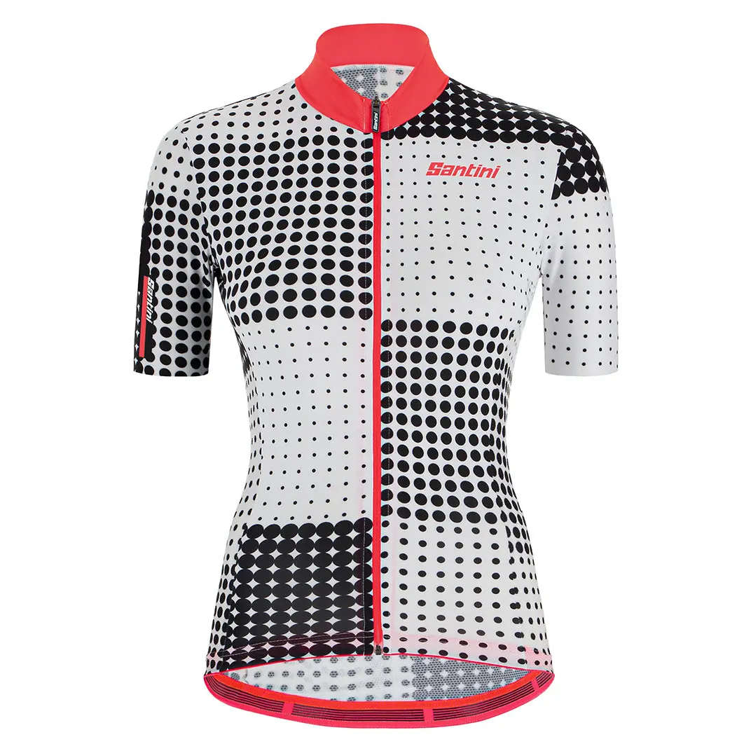 Santini Tono Sfera Womens Jersey (Black) 1