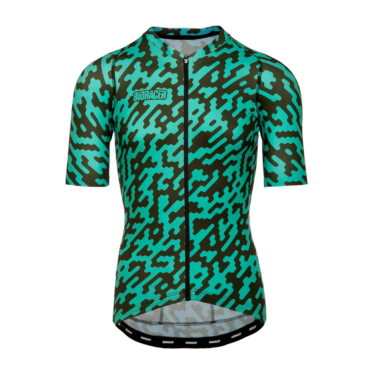 Bioracer Men's Spitfire Jersey - Green Noise 1