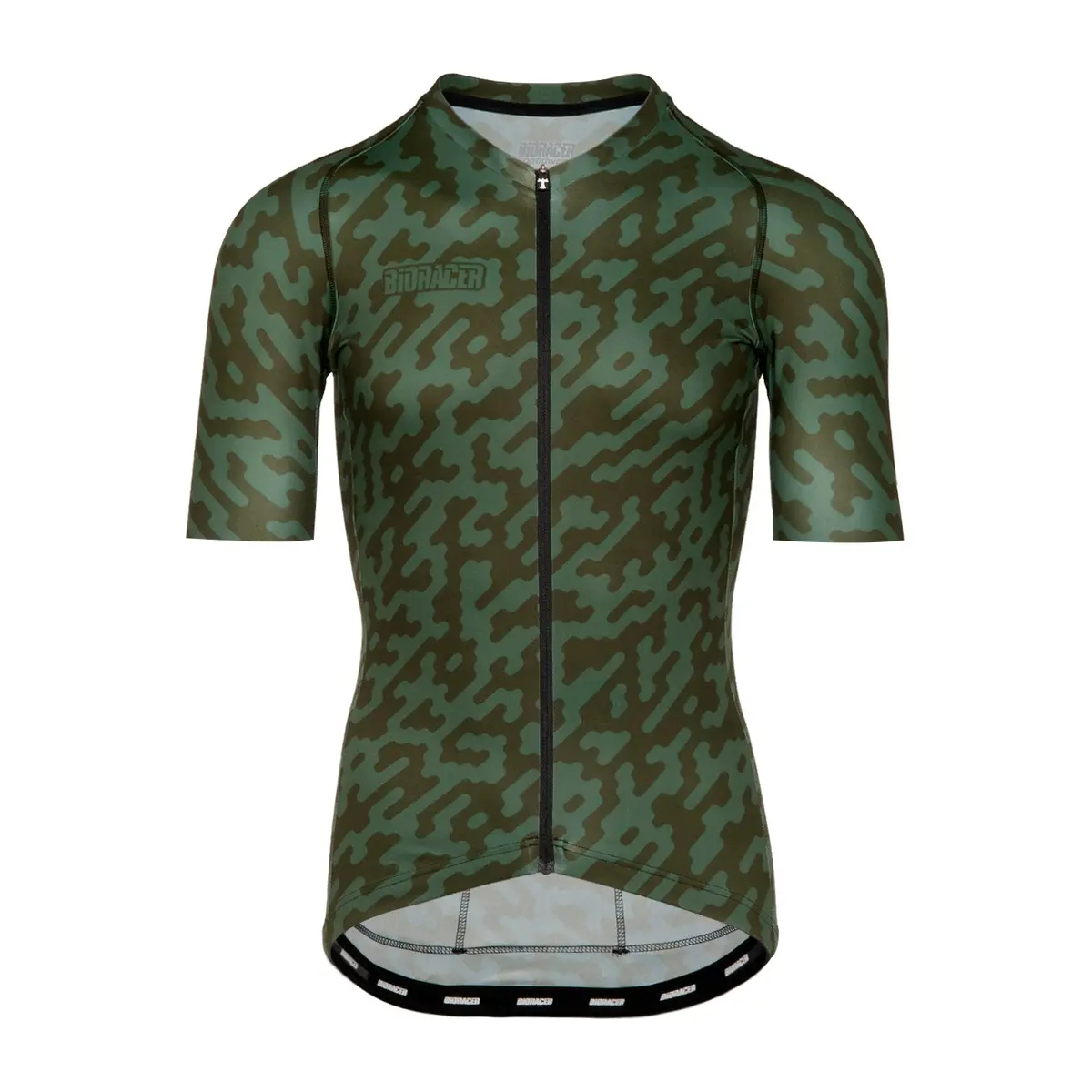 Bioracer Men's Spitfire Jersey - Olive Noise 1