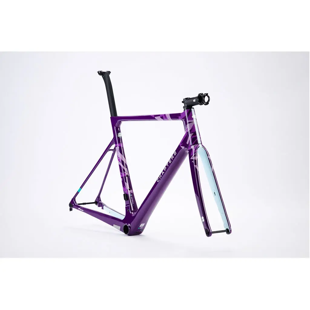 Chapter2 Tere All Road Rim Brake Frameset - Purple Sky 1