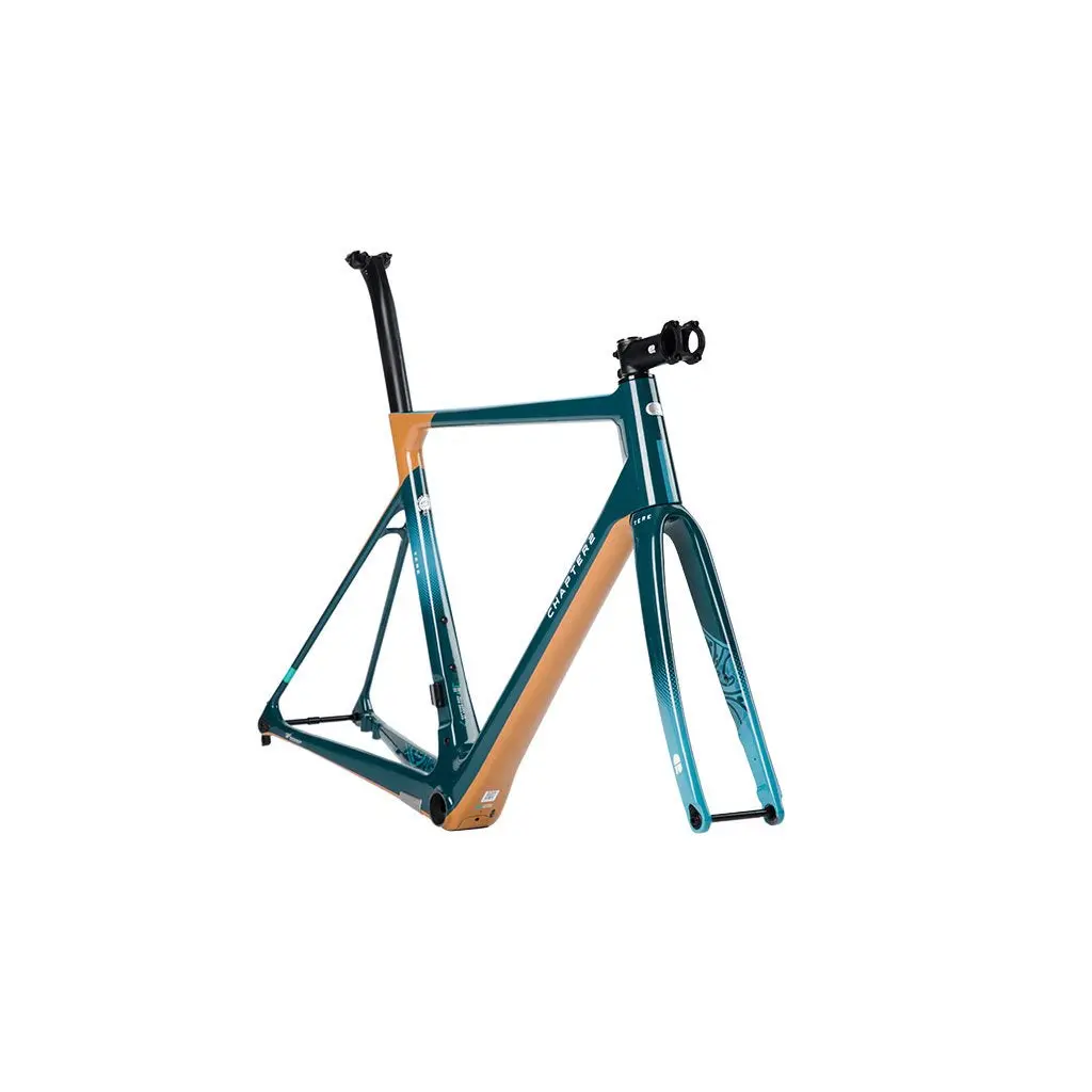 Chapter2 Tere All Road Disc Brake Frameset - Teal Green 1