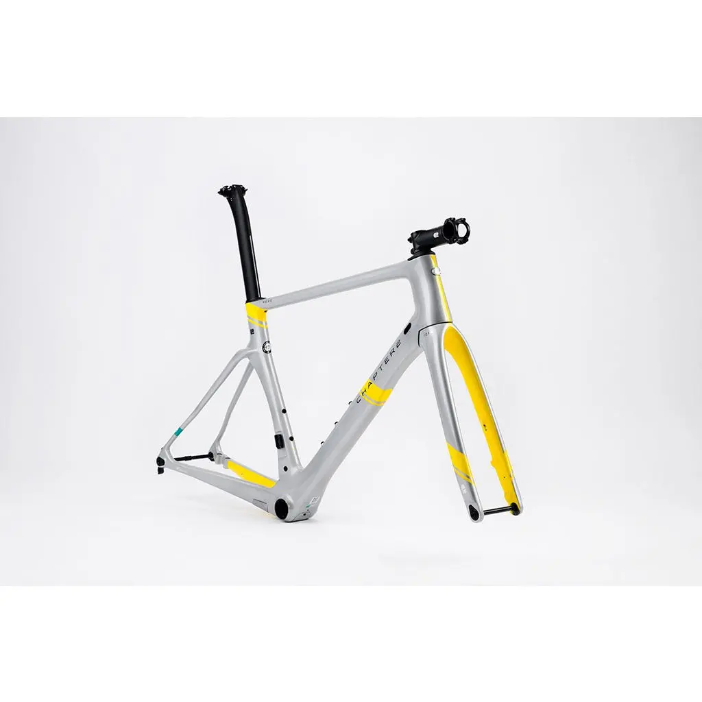 Chapter2 Rere Aero Road Disc Brake Frameset - Silver Yellow 1