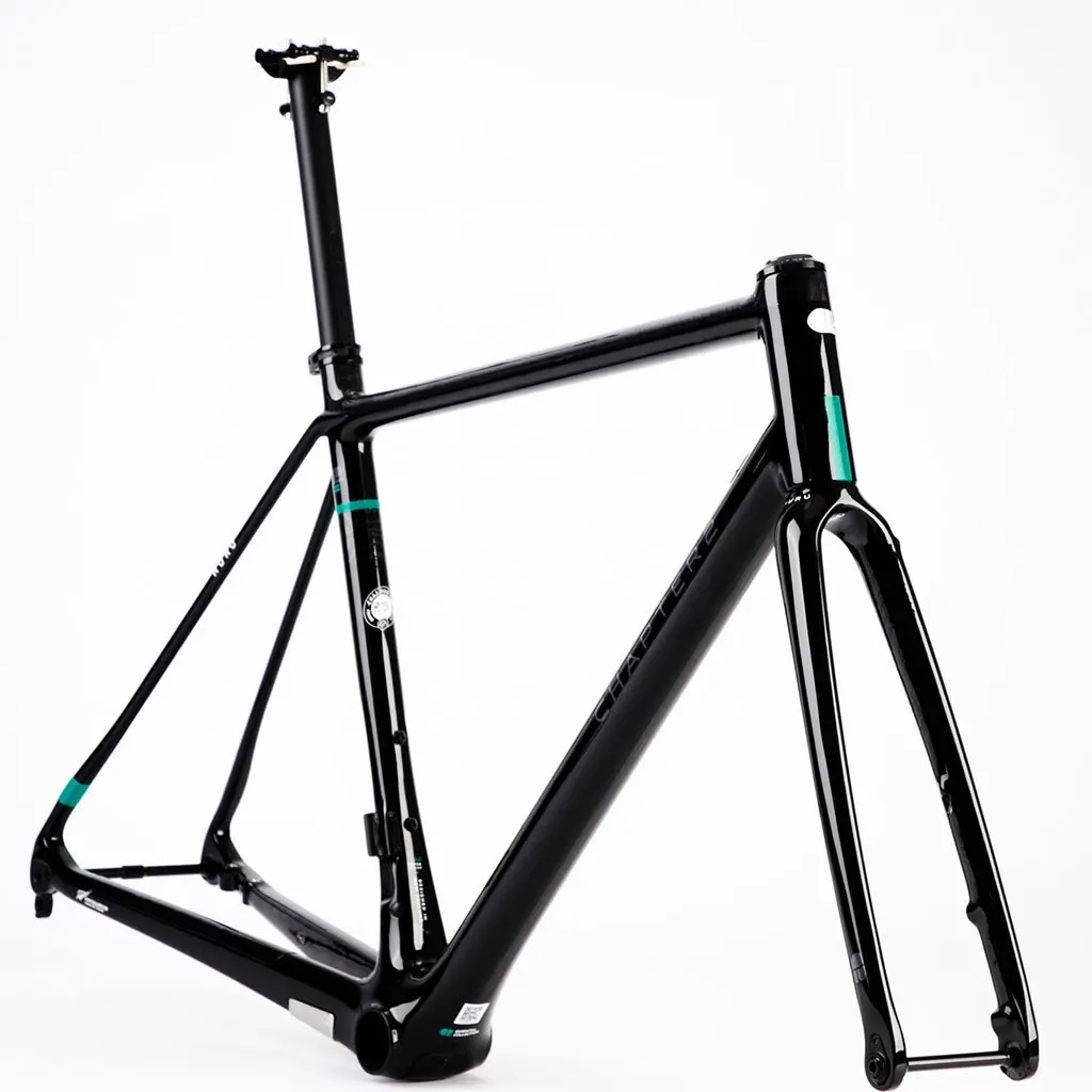 Chapter2 Huru Climbing Disc Brake Frameset - Gloss Black 1