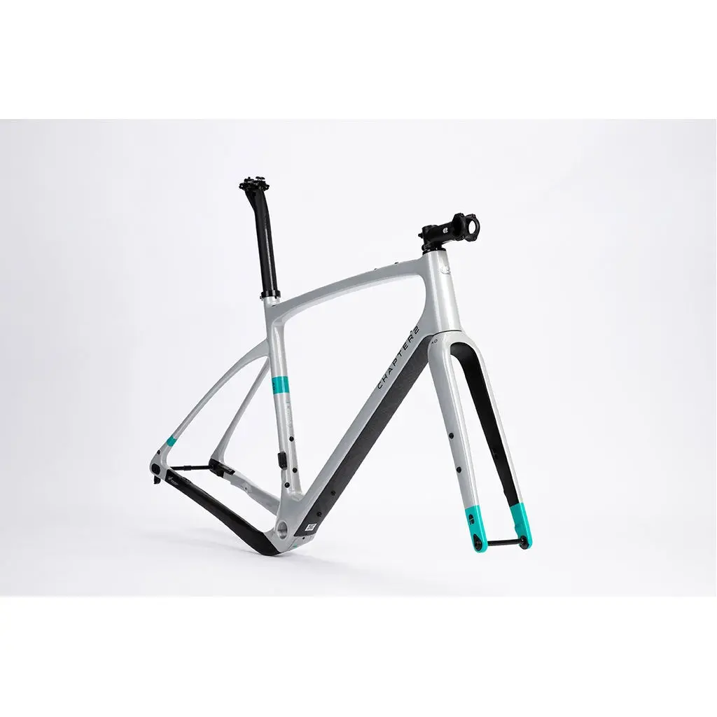 Chapter2 Ao Gravel Disc Brake Frameset - Silver Matt 1