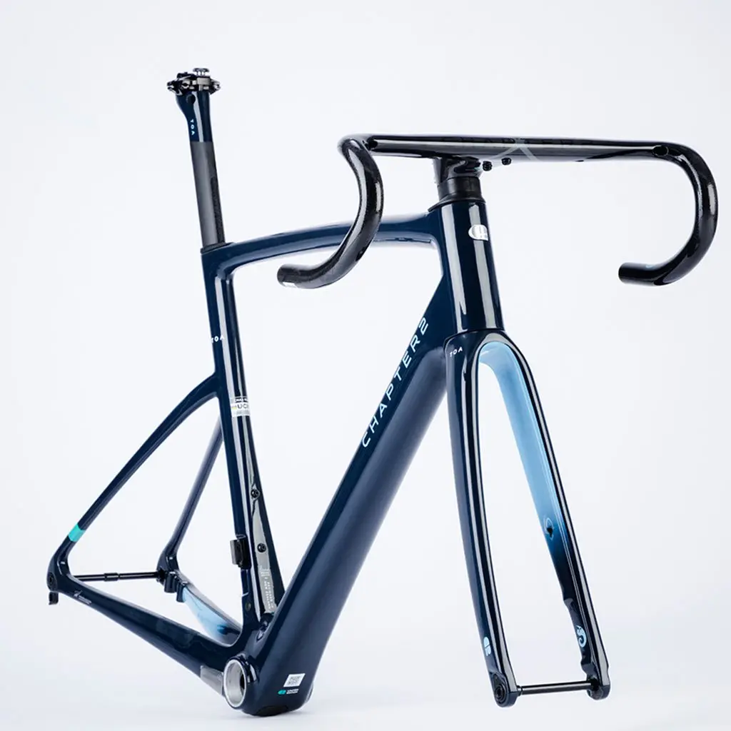 Chapter2 Toa Race Disc Brake Frameset - Blue/Cyan 1
