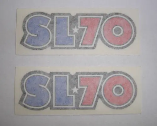 Side Cover Decal Set Honda Sl70 K0 1