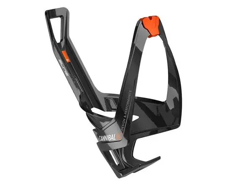 Bottle Cage Cannibal Xc Black Glossy Graphic Orange 1