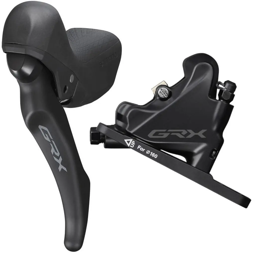 Shimano Grx Hydraulic Disc Brake Set, Bl-Rx600/Br-Rx400, For 1X System (Left/Front) 1