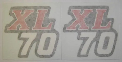 Side Cover Decal Set Honda Xl70k1 1