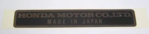 (06) Decal "Made In Japan" Honda Z50k3-K6 Qa50 Xr75 Oem 1