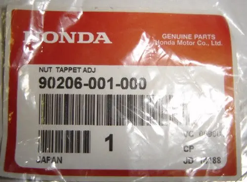 (16) Tappet Nut Honda Z50 Ct70 Sl70 Oem 2