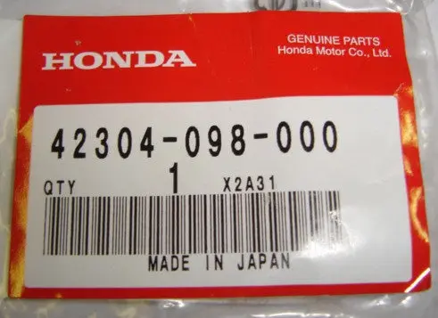 (08) Rear Axle Spacer Left Honda Ct70k0-1994 Sl70 Oem 2