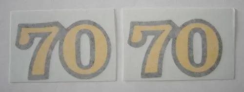 Side Cover Decal Set Honda Sl70 K1 1