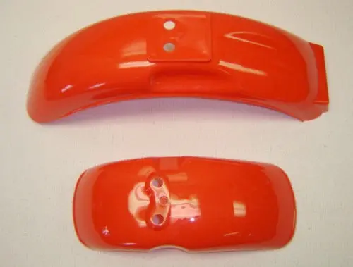 Fender Set Red New Material Honda Z50r 1979 To 1987 1