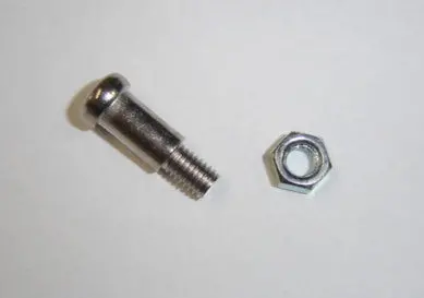 Lever Screw W/Nut Silver Honda Z50 Qa50  Ct70 1