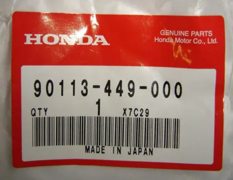 (03A) Fender Mount Bolt Honda Z50r 1984-1987 Oem 2