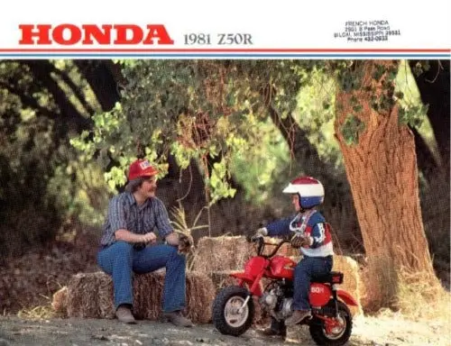 1981 Honda Z50r Sales Brochure 1