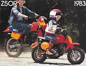 1983 Honda Z50r Sales Brochure 1