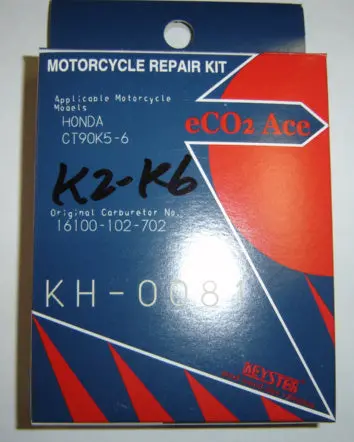Carburetor Rebuild Kit Honda  Ct90k2-K6 #62 Main Jet Keyster 1