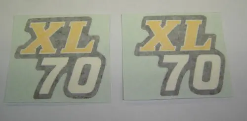 Side Cover Decal Set Honda Xl70 1976 1