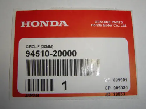 (23) Front Sprocket Circlip Honda Qa50 Oem 2