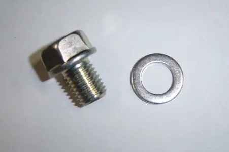 Drain Bolt & Crush Washer Kit Honda Z50 Ct70 Qa50 Oem 1