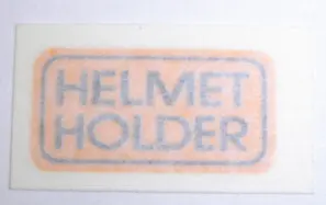 Honda Helmet Holder Decal 1